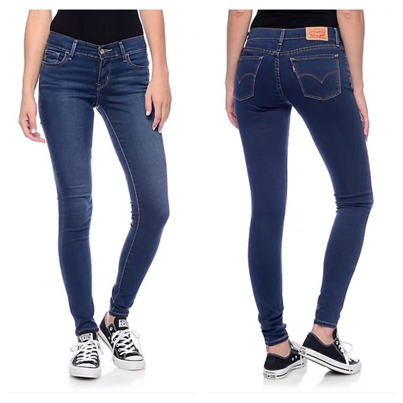 5/$35🍑LEVI’S 710 Super Skinny Medium Wash Jeans - Picture 1 of 9